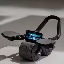 Deluxe Ab Roller with phone stand