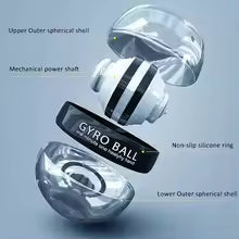 Gyro ball forearm exerciser